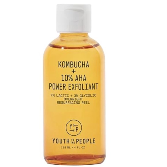 Youth to the People Kombucha +10% AHA Power Exfoliant Overnight Resurfacing Peel - Picture 1 of 2